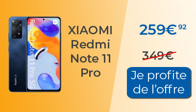 Le Xiaomi Redmi Note 11 Pro est en promotion