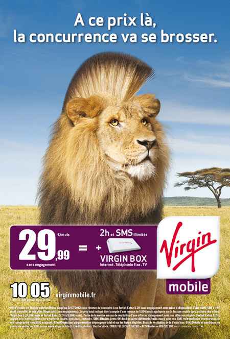 Virgin Mobile : campagne publicitaire Virgin Box