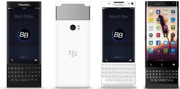 BlackBerry Slider : nouvelle apparition pour le smartphone à écran incurvé