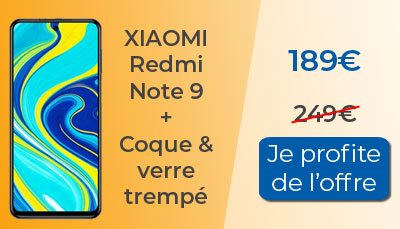 Xiaomi Redmi Note 9 en promo chez Fnac