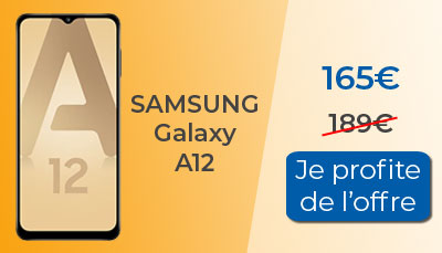 Samsung Galaxy A12 au meilleur prix chez Amazon