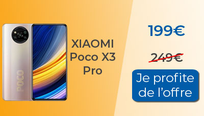 50? de remise sur le Xiaomi Poco X3 Pro chez Fnac