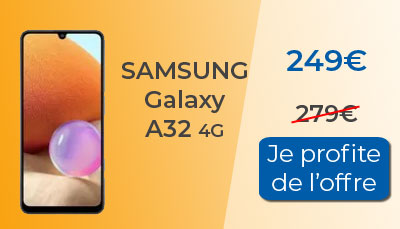 Le Samsung Galaxy A32 4G est à 249? chez RED by SFR