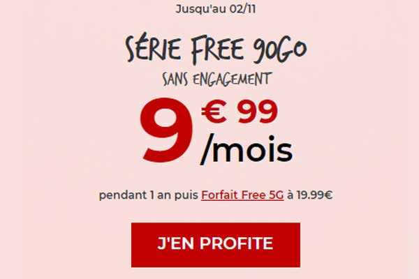 Dernier jour de la promotion Free Mobile : le forfait mobile 90Go à moins de 10€ !
