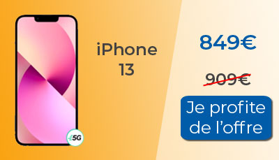 L'iPhone 13 est 60? moins cher chez RED