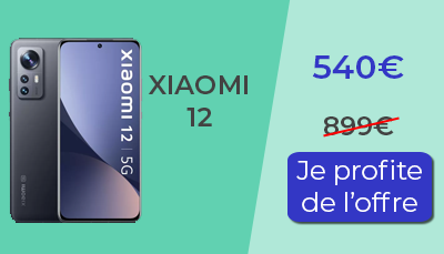 Xiaomi 12 Promotion Noël Rakuten