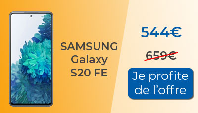 Soldes : Samsung Galaxy S20 FE en promotion