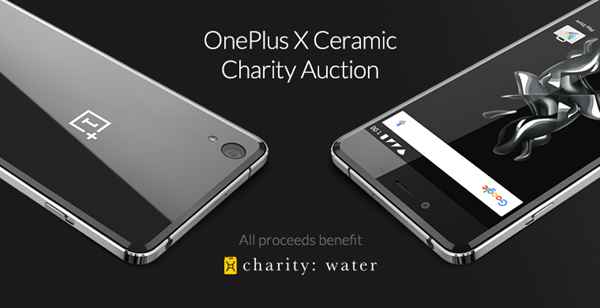 Le OnePlus X Ceramic vendu aux enchères pour une association caritative
