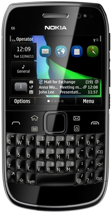 Nokia E6 pour les professionnels (Symbian Anna)