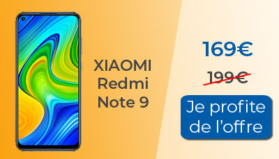 Soldes : Xiaomi Redmi Note 9 en promo chez RED by SFR
