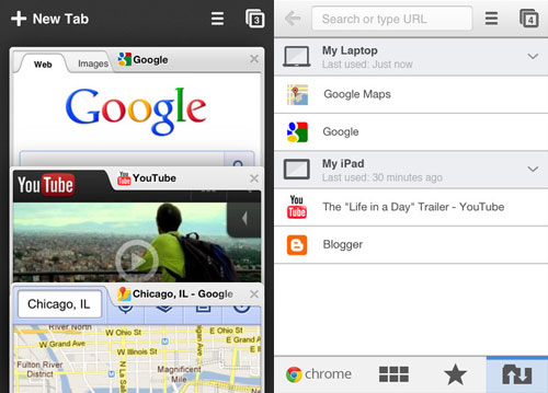 Le navigateur Web Google Chrome débarque sur iPhone et iPad (iOS)