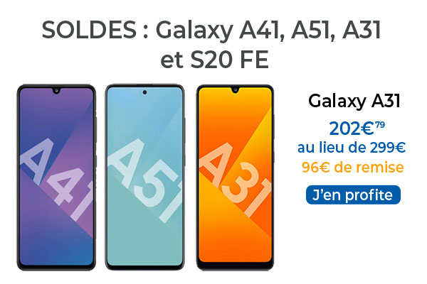 Soldes smartphones : les téléphones Samsung en promotion
