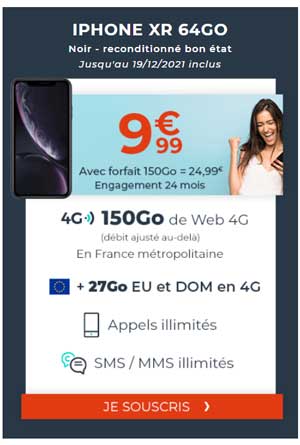 iphone xr forfait cdiscount