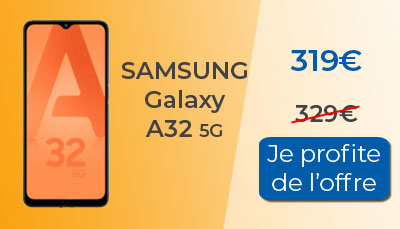 Le Samsung Galaxy A32 4G est à 319? chez RED by SFR