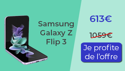 Samsung Galaxy Z Flip3 promotion soldes