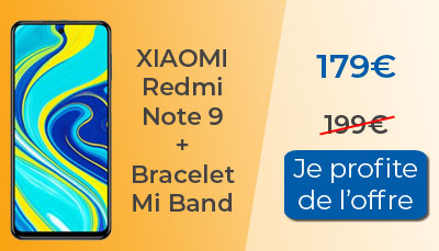 Xiaomi Redmi NOte 9 en promo chez Boulanger