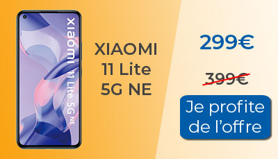 Le Xiaomi 11 Lite 5G NE est soldé à 299?