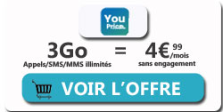 Forfait à moins de 5 ? YouPrice