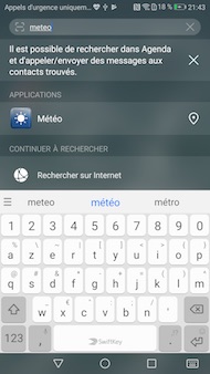 Huawei P10 interface