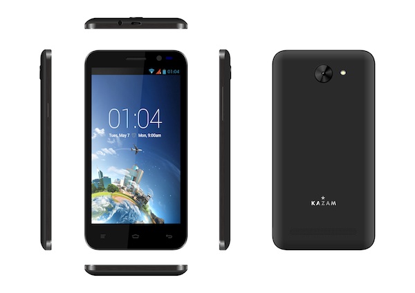 Kazam inaugure sa nouvelle gamme de smartphone : les Tornado2 (MWC 2014)