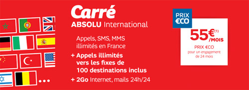 SFR : Edition Spéciale Formule Carrée Absolu International