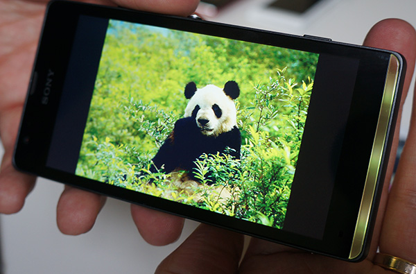 Sony Xperia SP : bague lumineuse