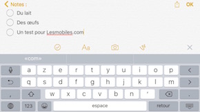 Apple iPhone 6S interface