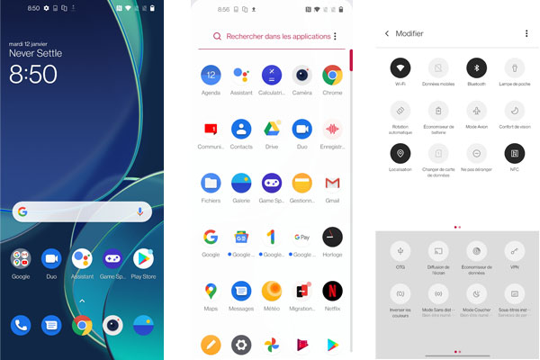 Accueil du OnePlus 8T