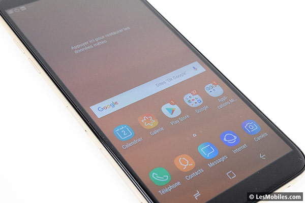 Samsung Galaxy A6 prise en main