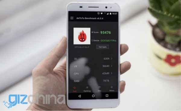 Premier score AnTuTu pour l'Helio X20, à bord du Doogee F7 Pro