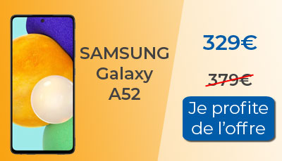 Soldes Samsung Galaxy A52