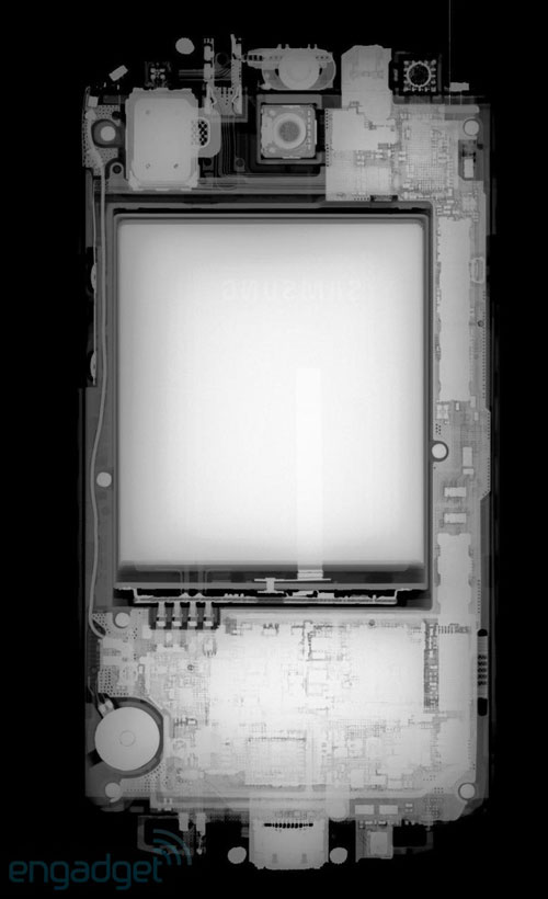 Le Samsung Galaxy S3 passé au rayon X... littéralement