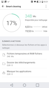 LG G5 interface