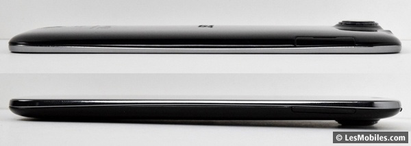 Acer Liquid Jade : gauche / droite