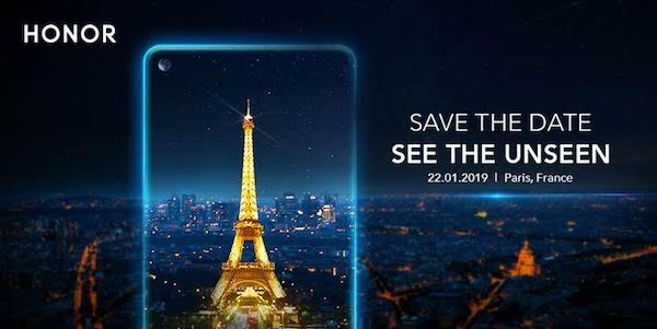 Honor annonce un mobile avec trou dans l’écran pour janvier 2019