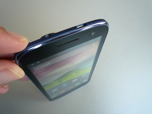Wiko Cink Five : tranche supérieure