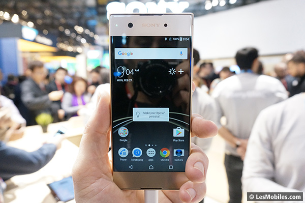 Sony renforce les caractéristiques photo de son offre milieu de gamme (MWC 2017)