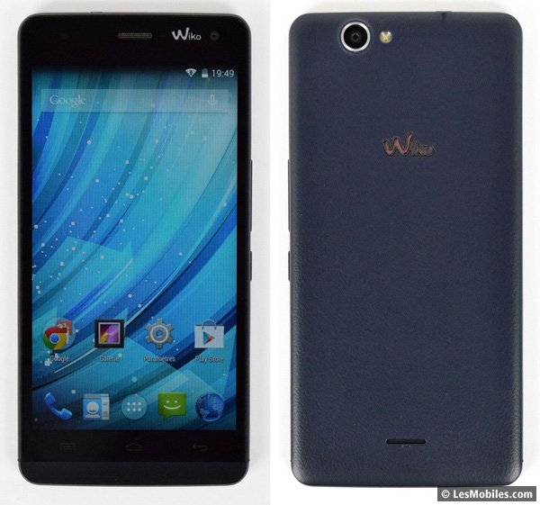 Wiko Getaway : avant / arrière