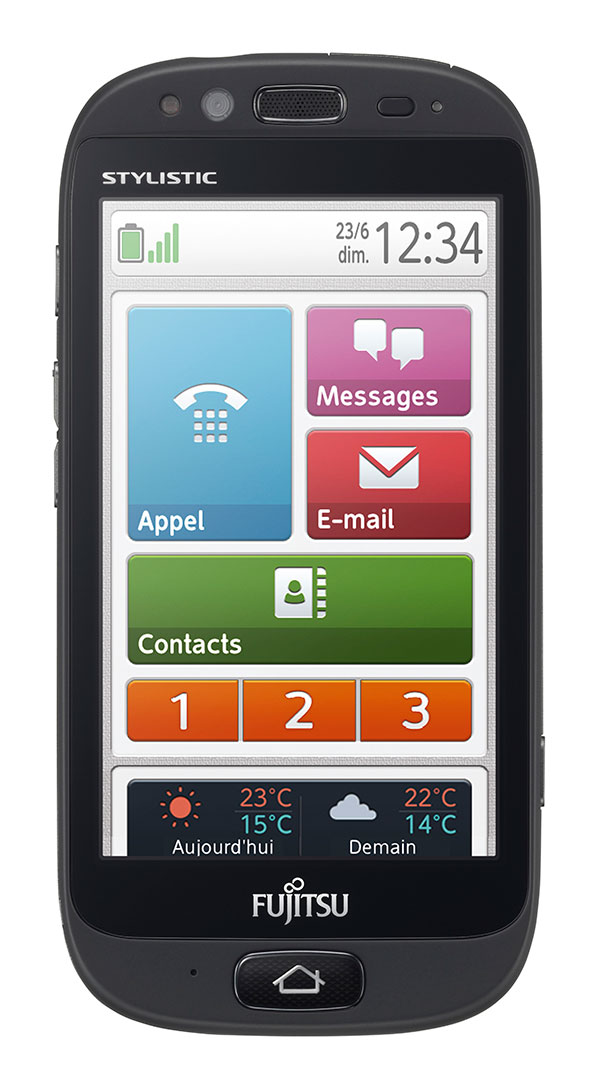 Fujitsu Stylistic S01 : l'Android pour seniors sort en exclusivité chez Orange