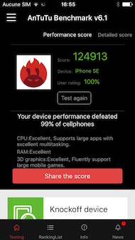 Apple iPhone 6S performance