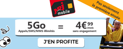 forfait 5Go nrj mobile