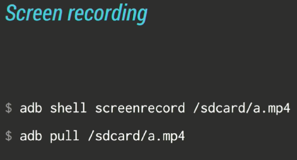 Screen recording Android 4.4