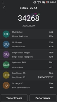 Asus ZenFone Selfie : AnTuTu