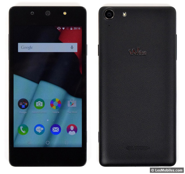 Wiko Selfy 4G : avant / arrière