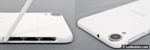 HTC Desire 820 : trappe et appareil photo