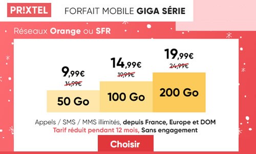 Giga Serie 200Go Prixtel