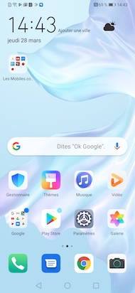 Huawei P30 Pro interface