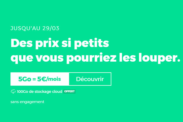 Nouvelles promotions sur les forfaits RED chez RED by SFR !