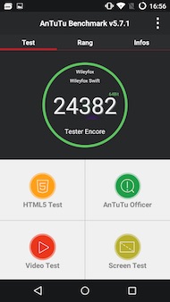Wileyfox Swift performances