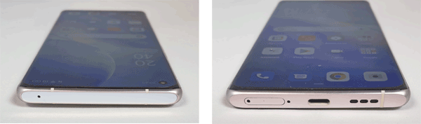 Connectique de l'Oppo Find X3 Neo